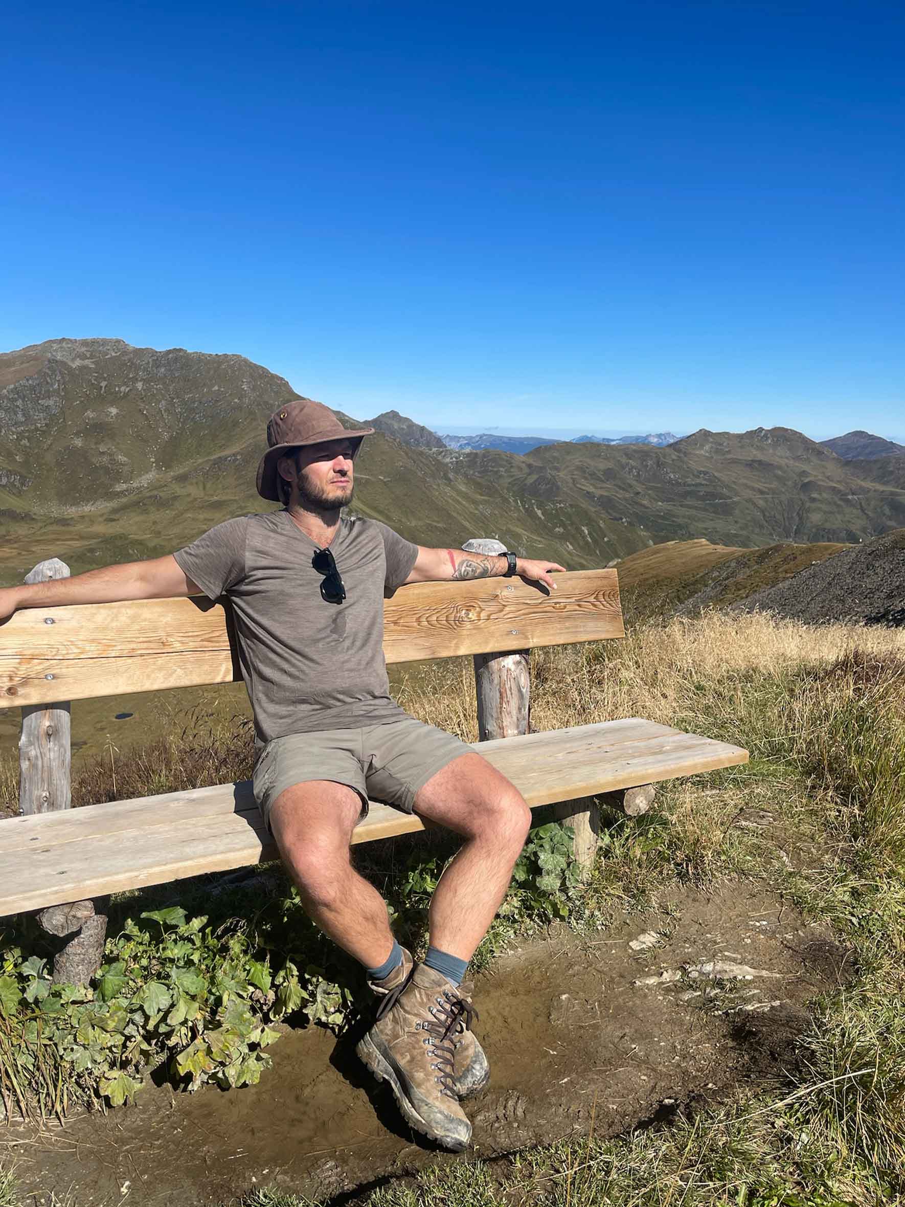 Alex Volz auf dem Berg